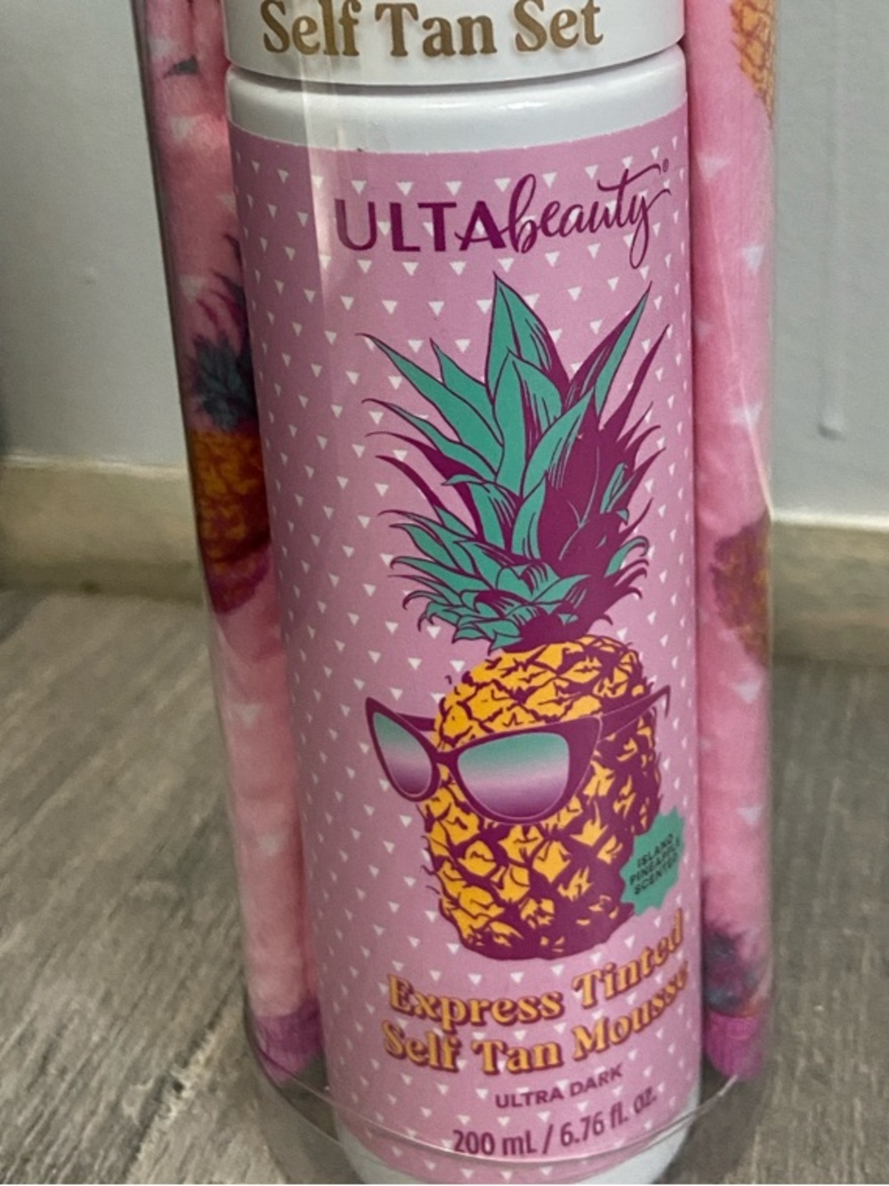 Ulta Beauty Glow Time Self Tan Set - Pink Pineapple Design